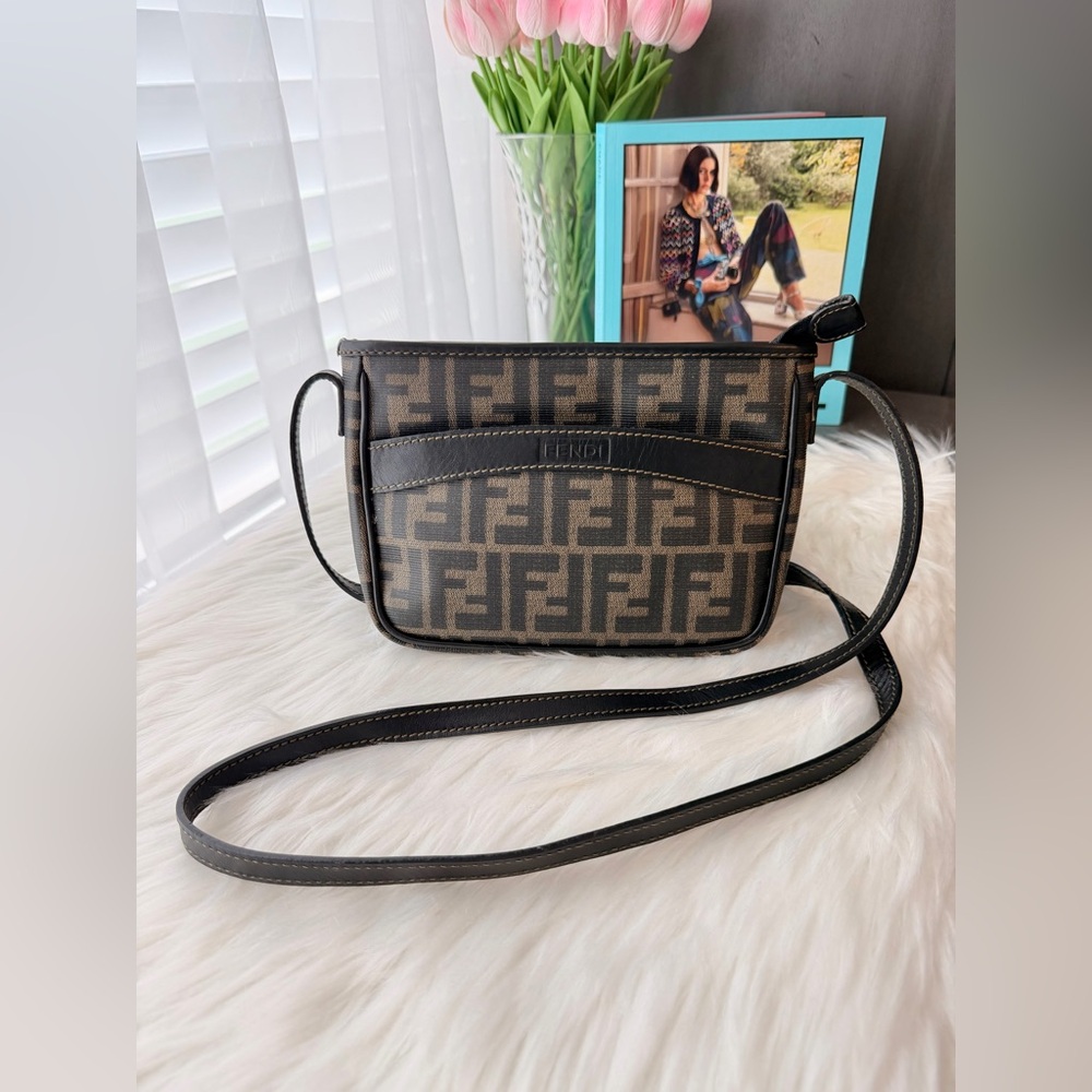 Fendi Zucca Vintage Crossbody Bag